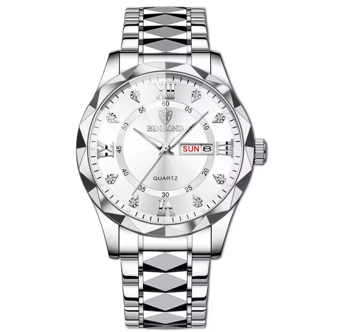 BinBond Quarzuhr Multifunktionsuhr Armbanduhr Chronograph Herrenuhr günstig online kaufen