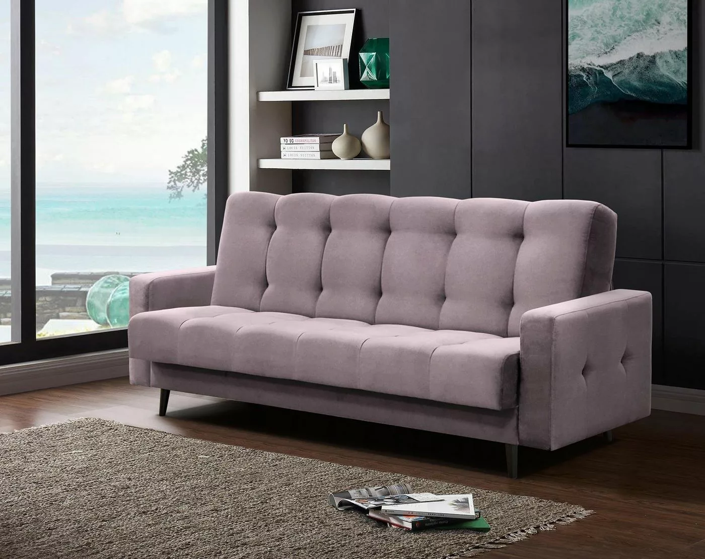 Beautysofa Schlafsofa Nancy BIS, mit Relaxfunktion, Bettkasten, Sofa mit Ho günstig online kaufen