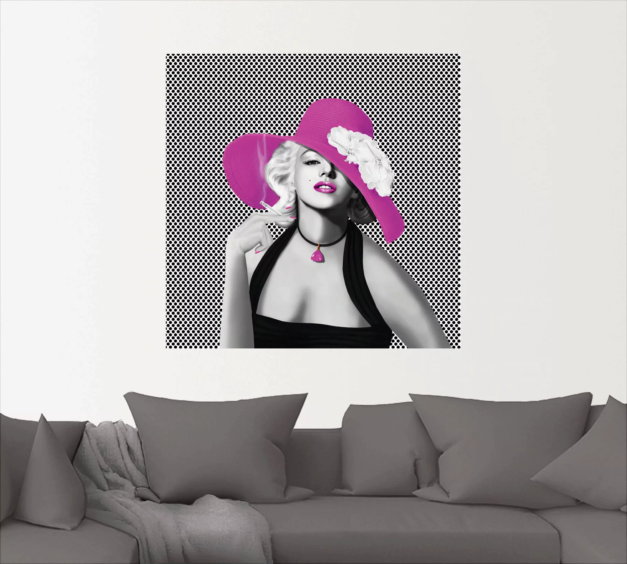 Artland Wandbild »Marilyn in Pop Art«, Stars, (1 St.), als Leinwandbild, Po günstig online kaufen