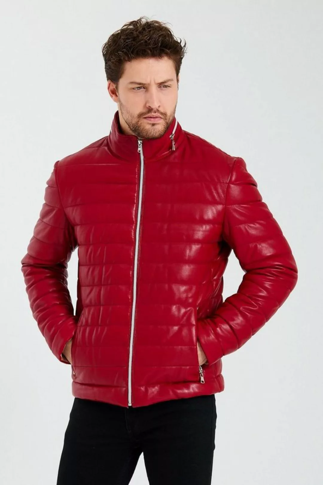 Ron Tomson Lederjacke Mit praktischen Seitentaschen günstig online kaufen