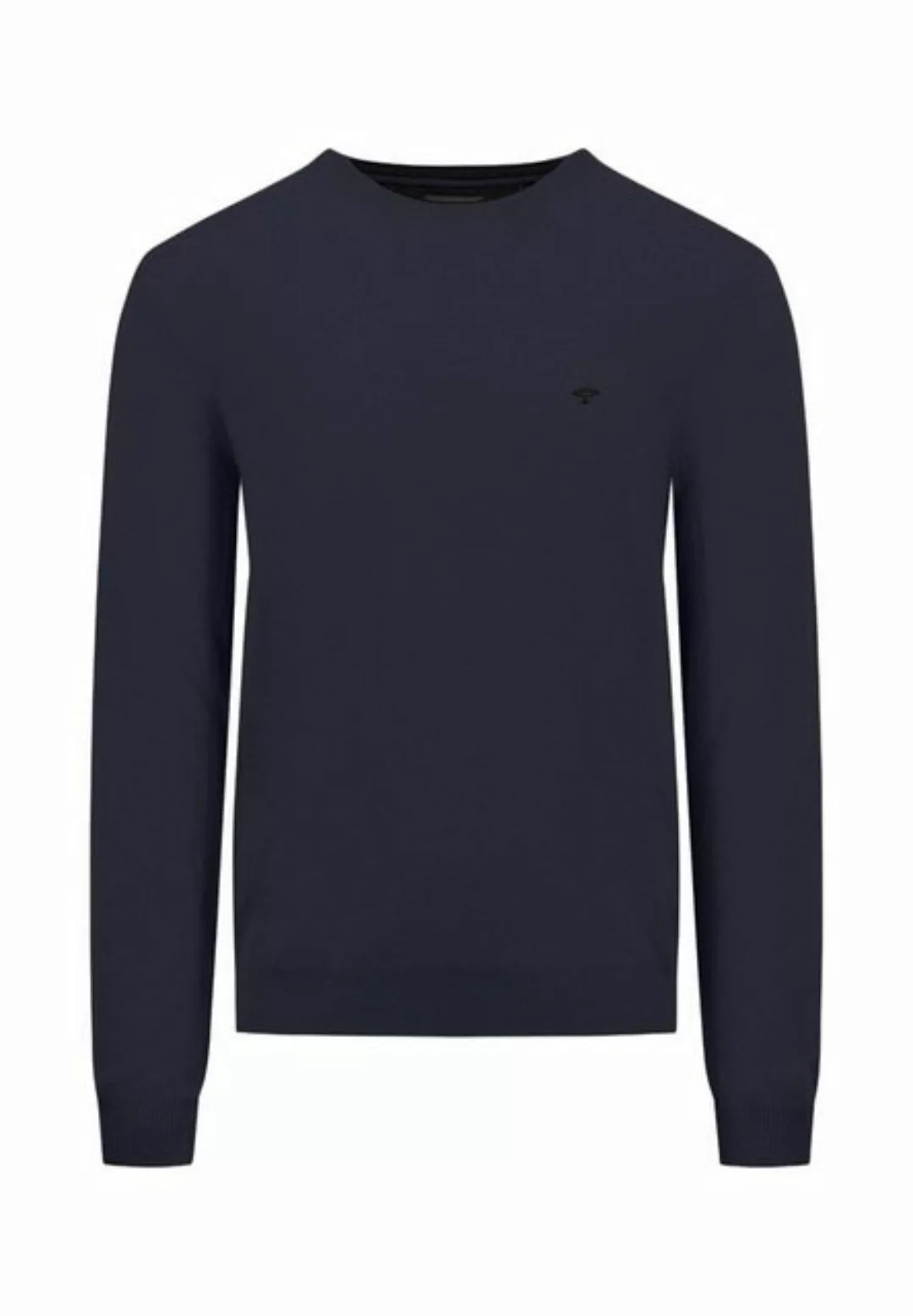 FYNCH-HATTON Strickpullover O-Neck, Merino Cashmere navy günstig online kaufen