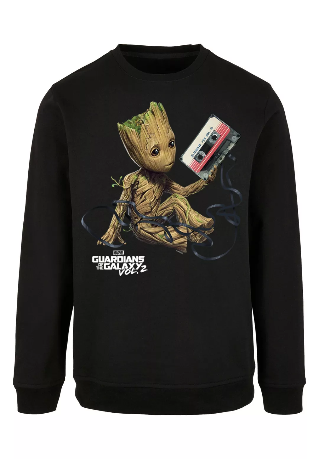 F4NT4STIC Sweatshirt "Marvel Guardians Of The Galaxy Vol2 Groot Tape", Prin günstig online kaufen