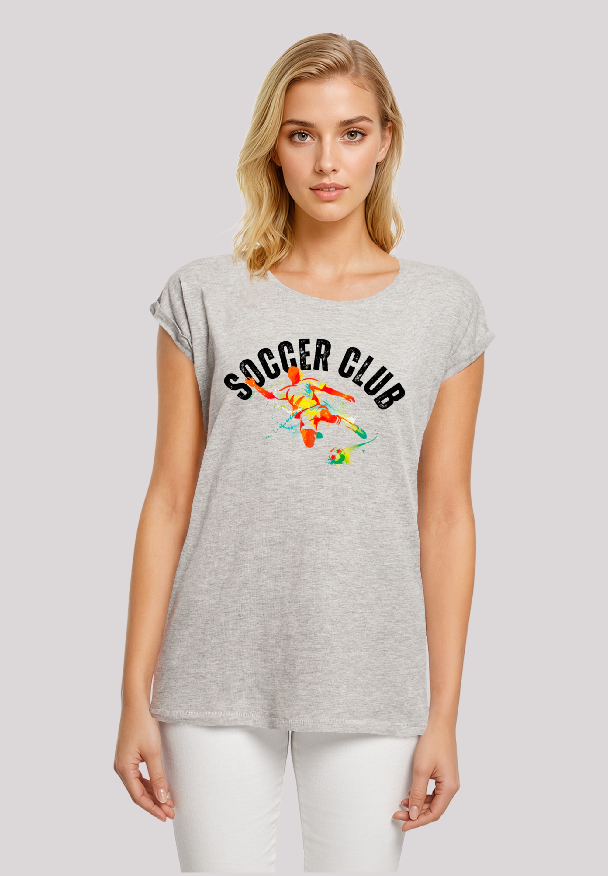 F4NT4STIC T-Shirt "Soccer Club Sport Fan Artwork", Premium Qualität günstig online kaufen