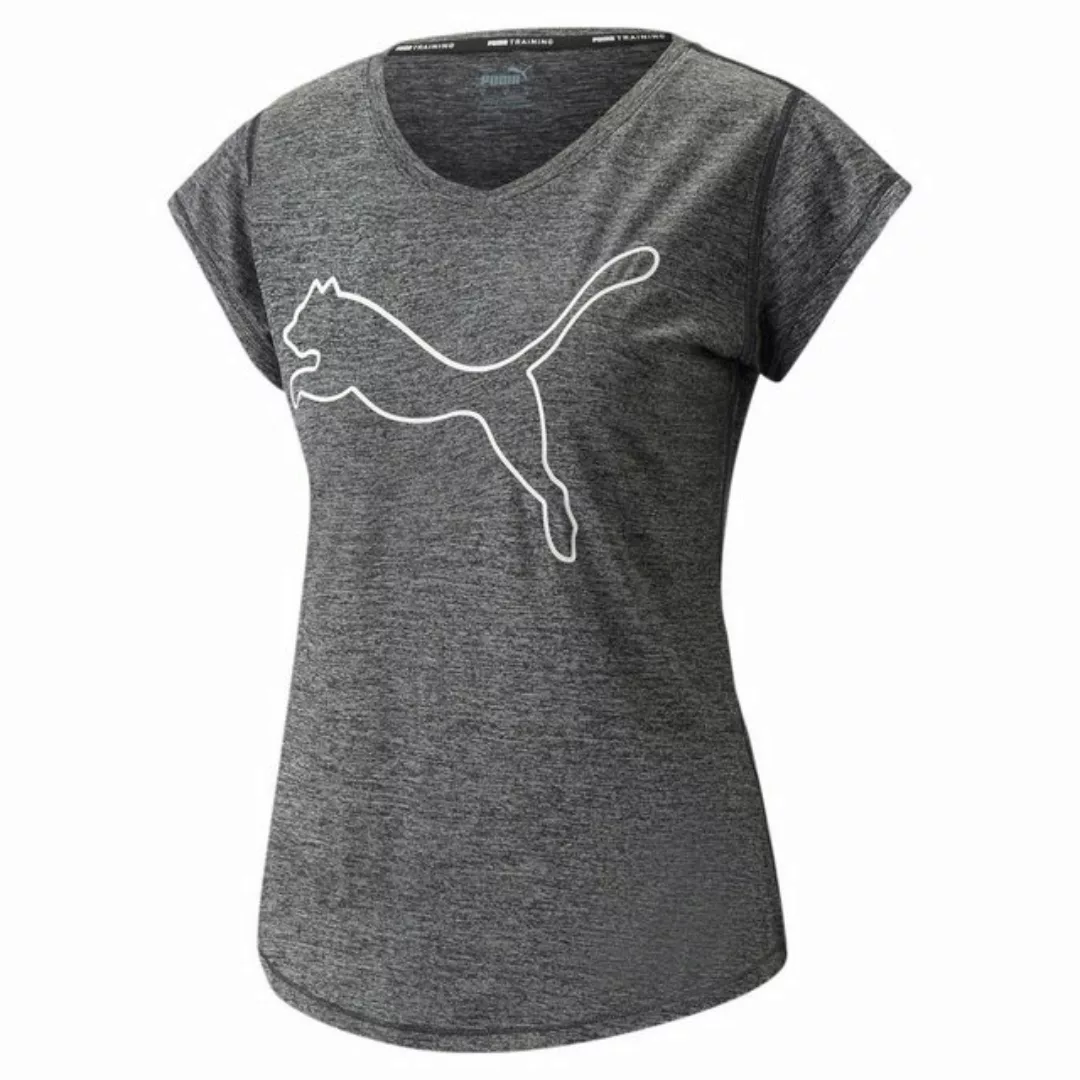 PUMA T-Shirt Puma Damen T-Shirt Train Favorite Heather Cat Tee 522418 günstig online kaufen