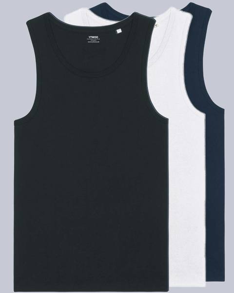 3er Pack Herren Tank Top Aus Bio Baumwolle günstig online kaufen