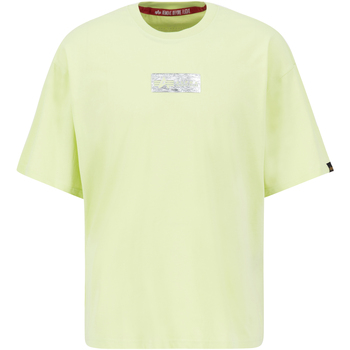 Alpha Industries  T-Shirts & Poloshirts Metal Plate T-Shirt - Arctic Lime günstig online kaufen