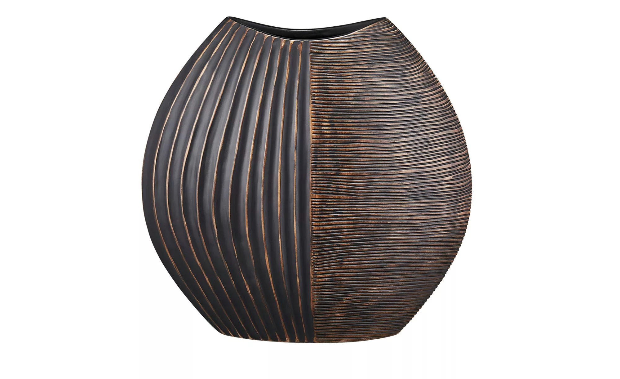 Deko Vase - braun - Polyresin (Kunstharz) - 40 cm - Sconto günstig online kaufen