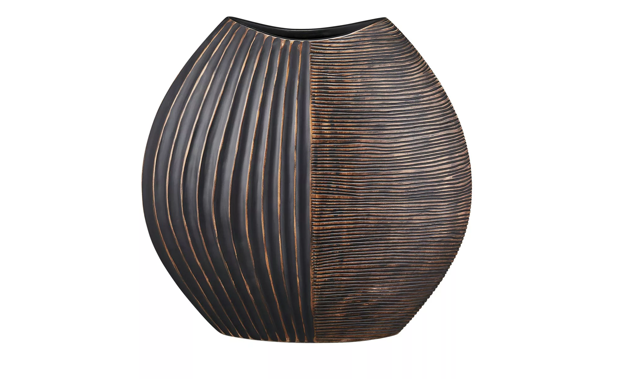 Deko-Vase ¦ braun ¦ Polyresin (Kunstharz) ¦ Maße (cm): H: 40  Ø: 11.2 Acces günstig online kaufen