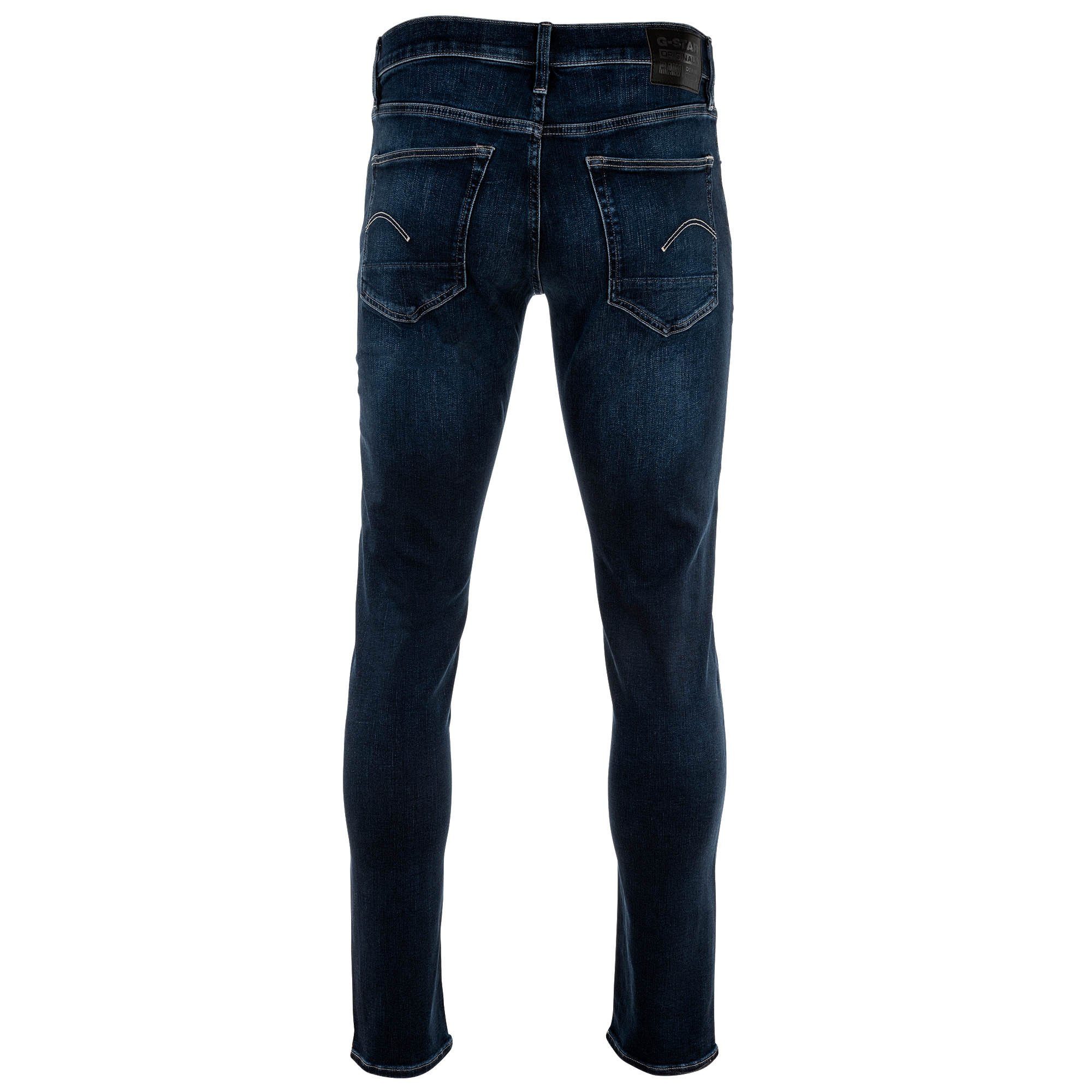 G-Star Herren Jeans 3301 SLIM Fit - Schwarz - Faded Black Magnet günstig online kaufen