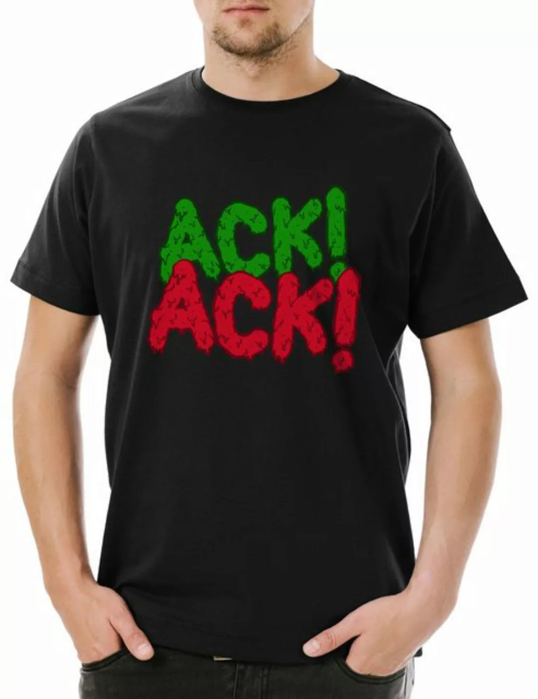 Urban Backwoods Print-Shirt Urban Backwoods Ack Ack Herren T-Shirt Mars Ali günstig online kaufen