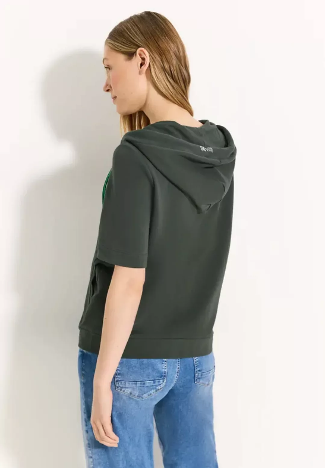 Kapuzen Shirtjacke günstig online kaufen