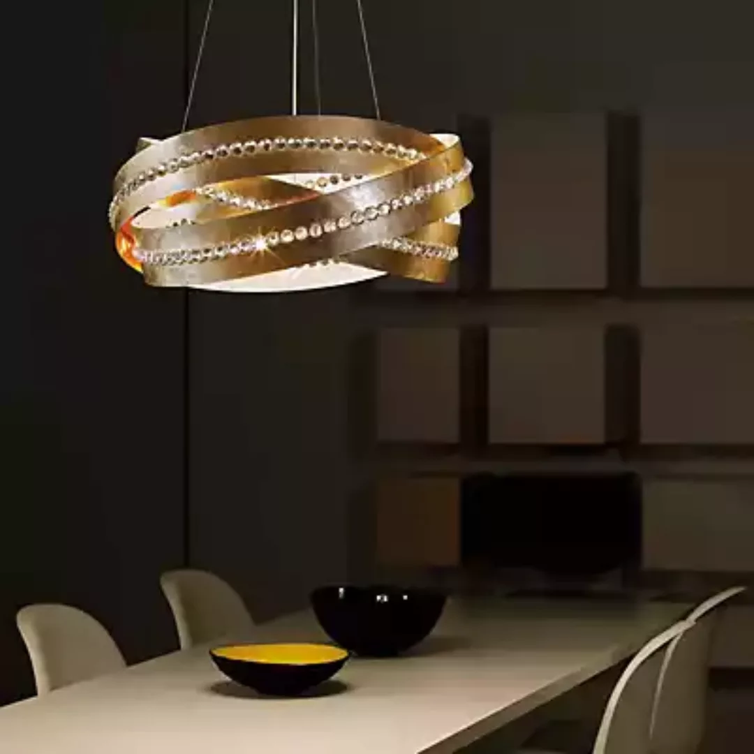 Marchetti Essentia Pendelleuchte LED, gold - 60 cm günstig online kaufen