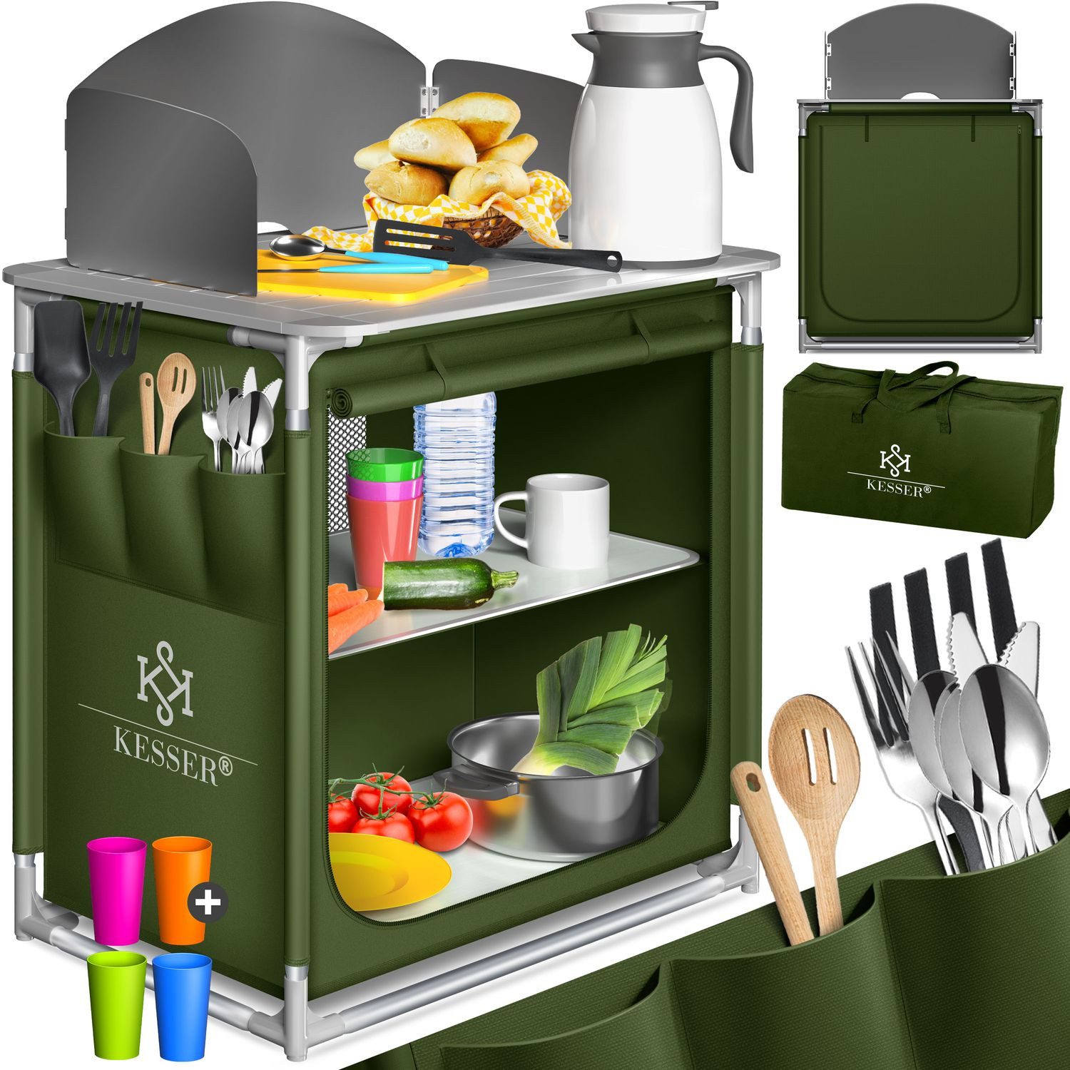 KESSER Campingschrank Campingschrank, Campingküche mit Aluminiumgestell günstig online kaufen
