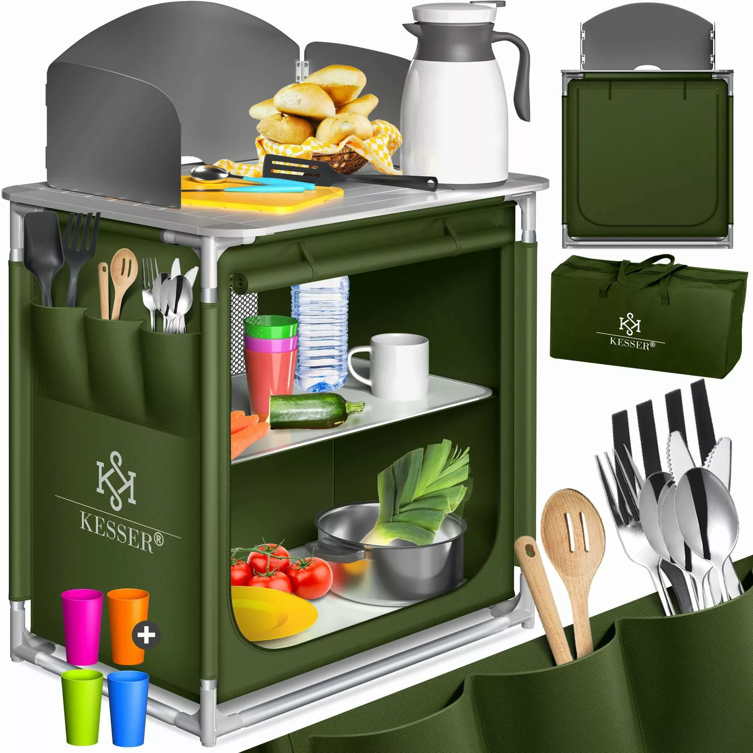 KESSER Campingschrank Campingschrank, Campingküche mit Aluminiumgestell günstig online kaufen