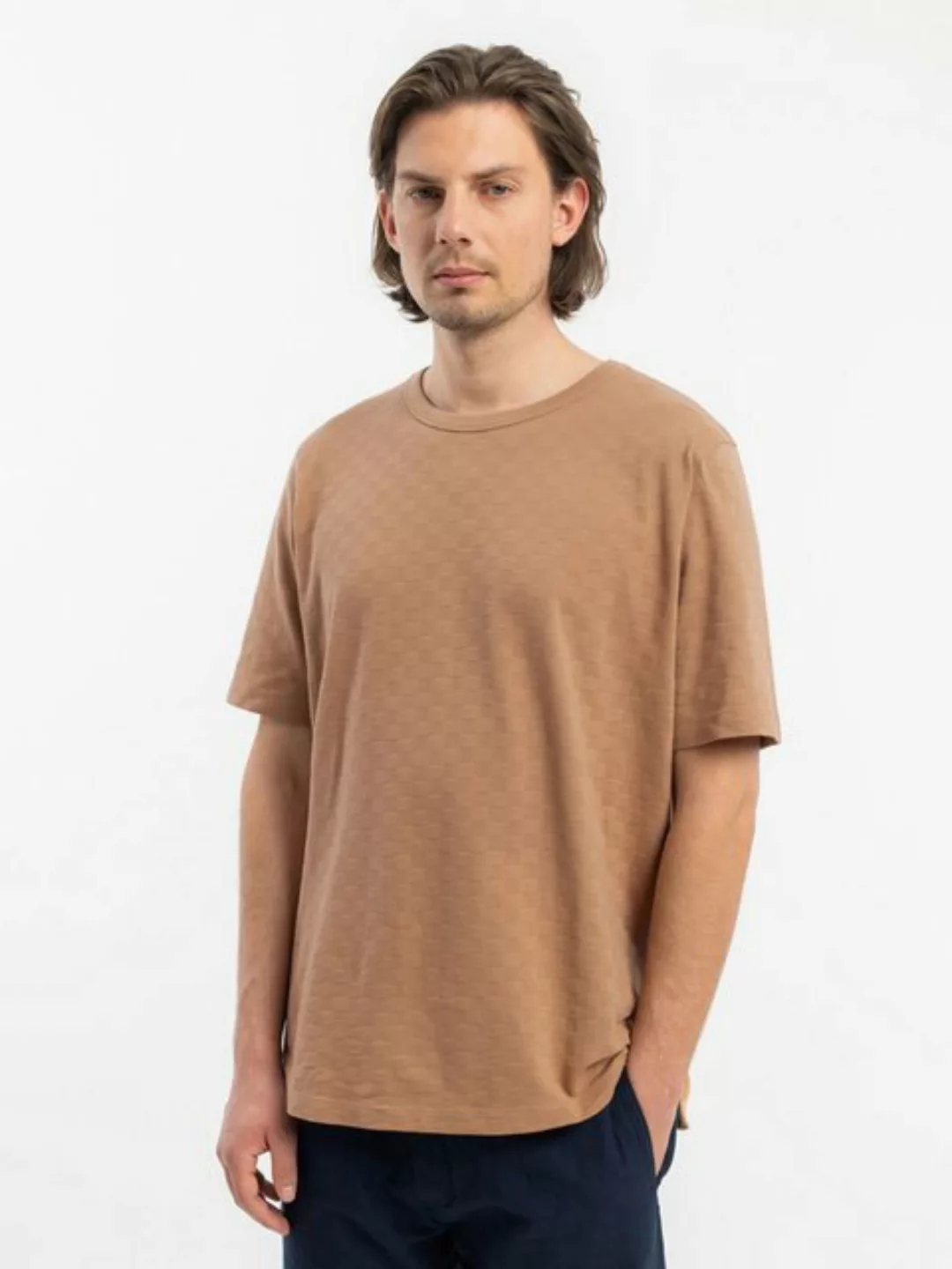 Rotholz T-Shirt Tonal Check T-Shirt günstig online kaufen