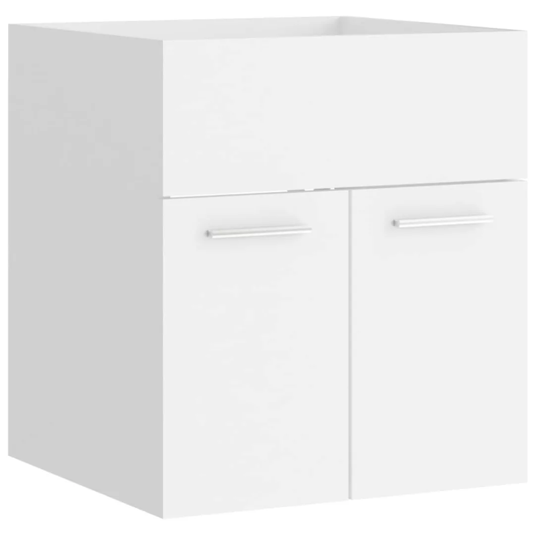 Waschbeckenunterschrank Weiß 41x38,5x46 Cm Spanplatte günstig online kaufen