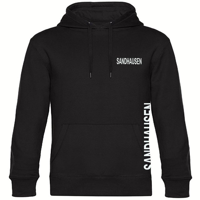 multifanshop Kapuzensweatshirt Sandhausen - Brust & Seite - Hoodie günstig online kaufen