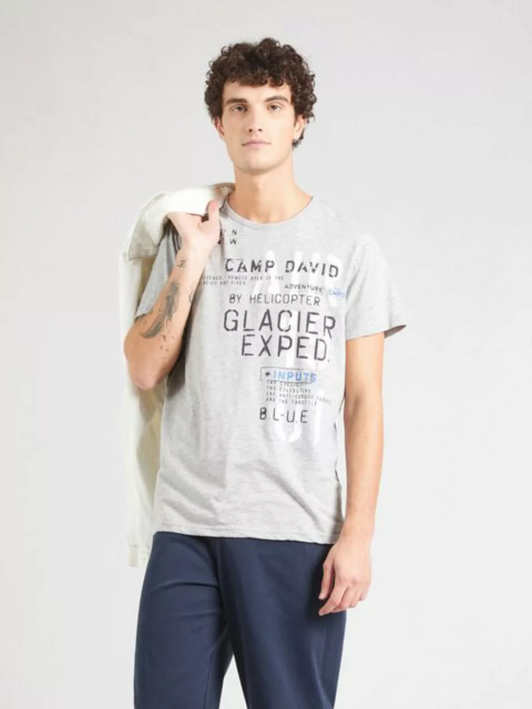 CAMP DAVID Rundhalsshirt, aus Baumwolle günstig online kaufen