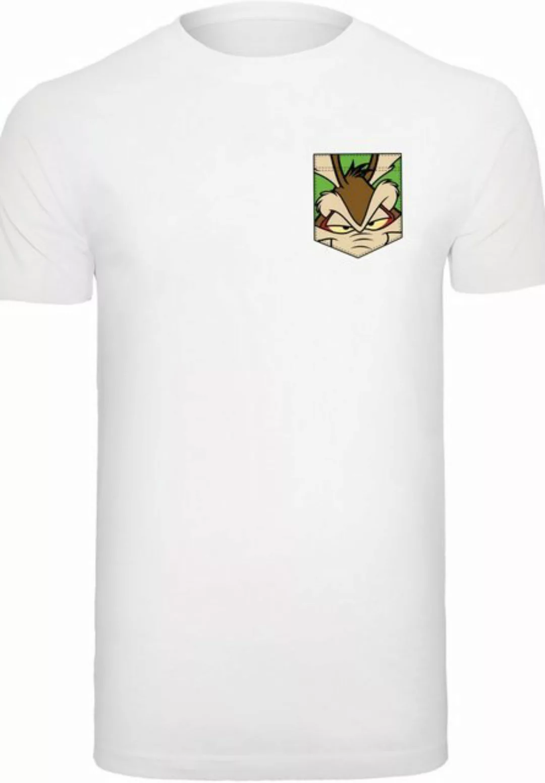 F4NT4STIC T-Shirt Looney Tunes Face Faux Pocket Print günstig online kaufen