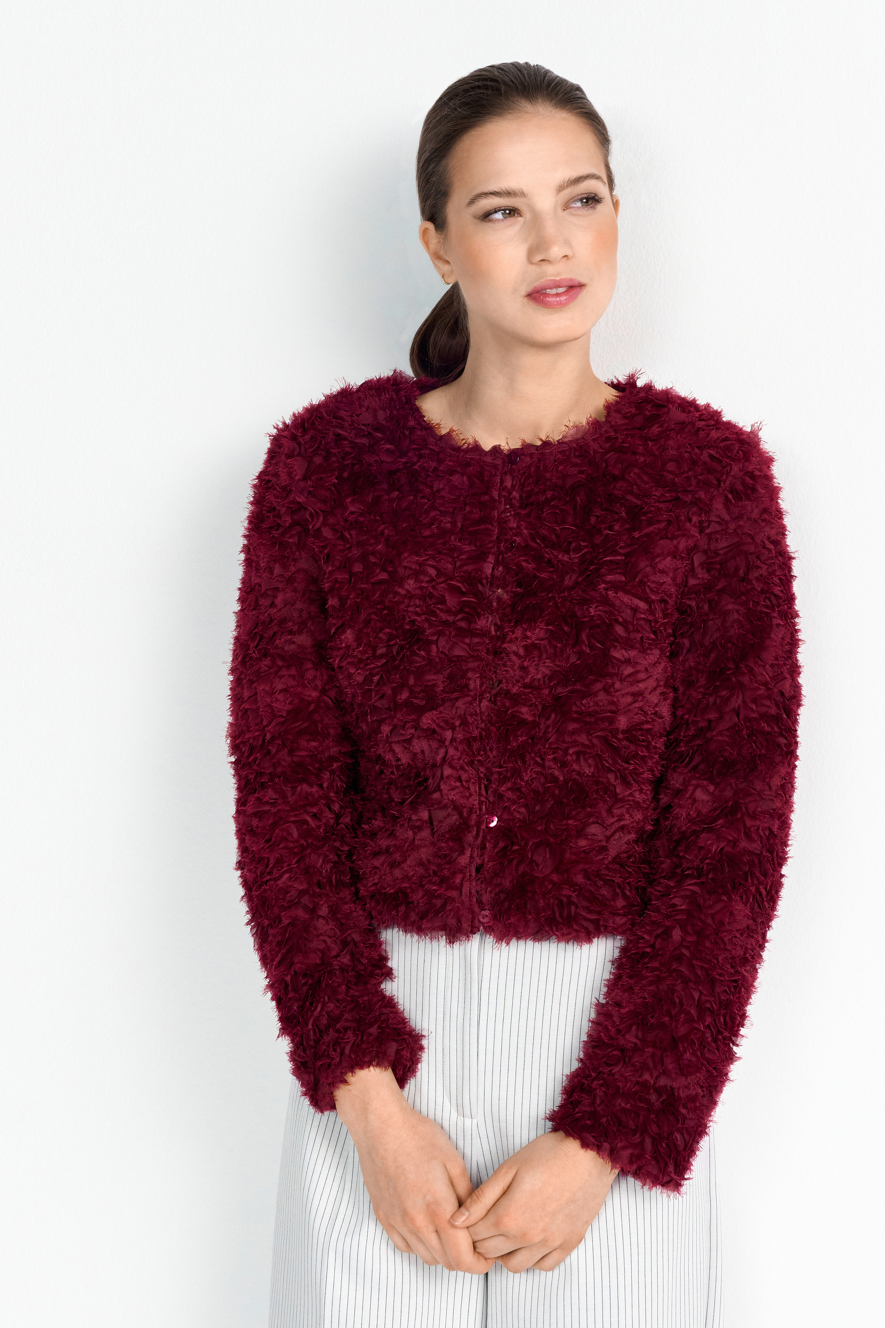 RICHROYAL Fellimitatjacke, ohne Kapuze, Mit Rundhalsausschnitt günstig online kaufen