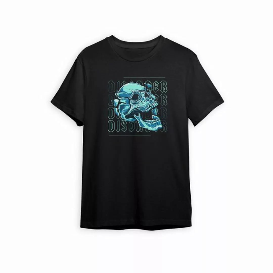 Novux T-Shirt DISORDER Herren Tshirt Farbe Schwarz (1-tlg) aus Baumwolle günstig online kaufen