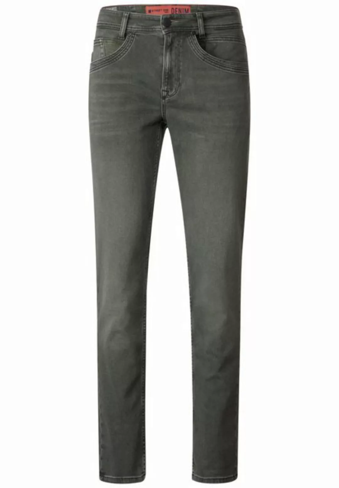 STREET ONE MEN Gerade Jeans softer Materialmix günstig online kaufen