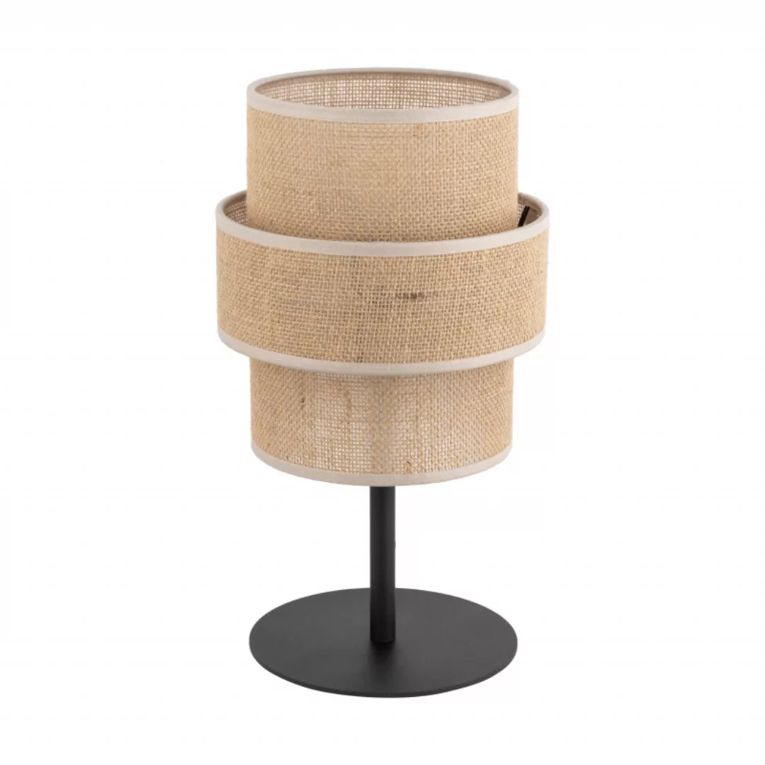 Tischleuchte Calisto, Jute, naturbraun, Höhe 38 cm günstig online kaufen