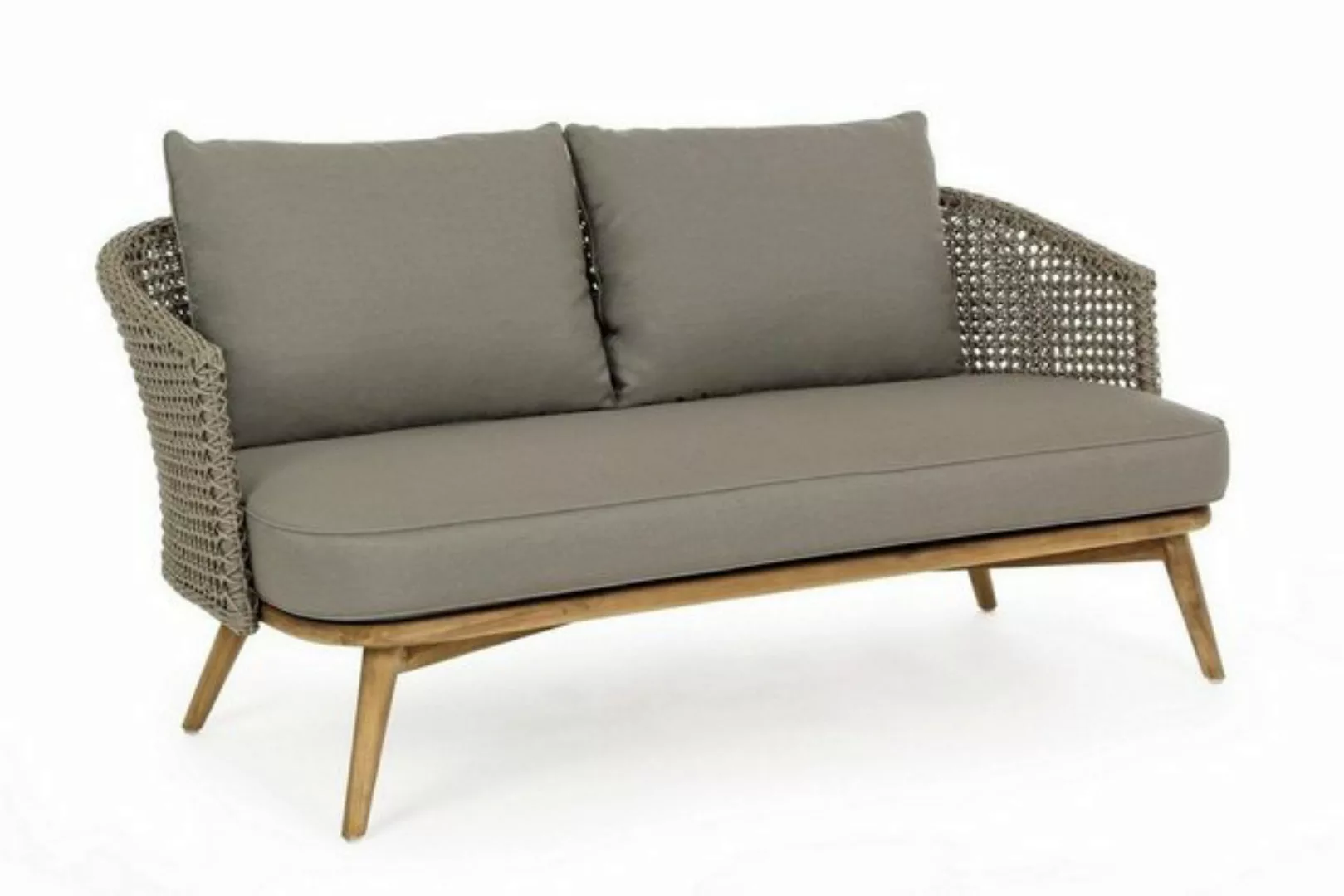 Natur24 Sofa Sofa Ninfa 160x81,5x74cm Teak Sofa Couch günstig online kaufen