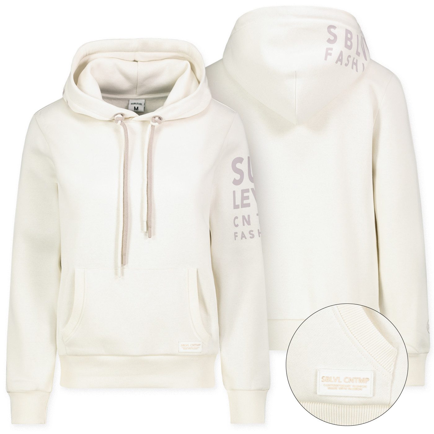 SUBLEVEL Hoodie Sublevel Hoodie Sweater Kapuzenpullover günstig online kaufen