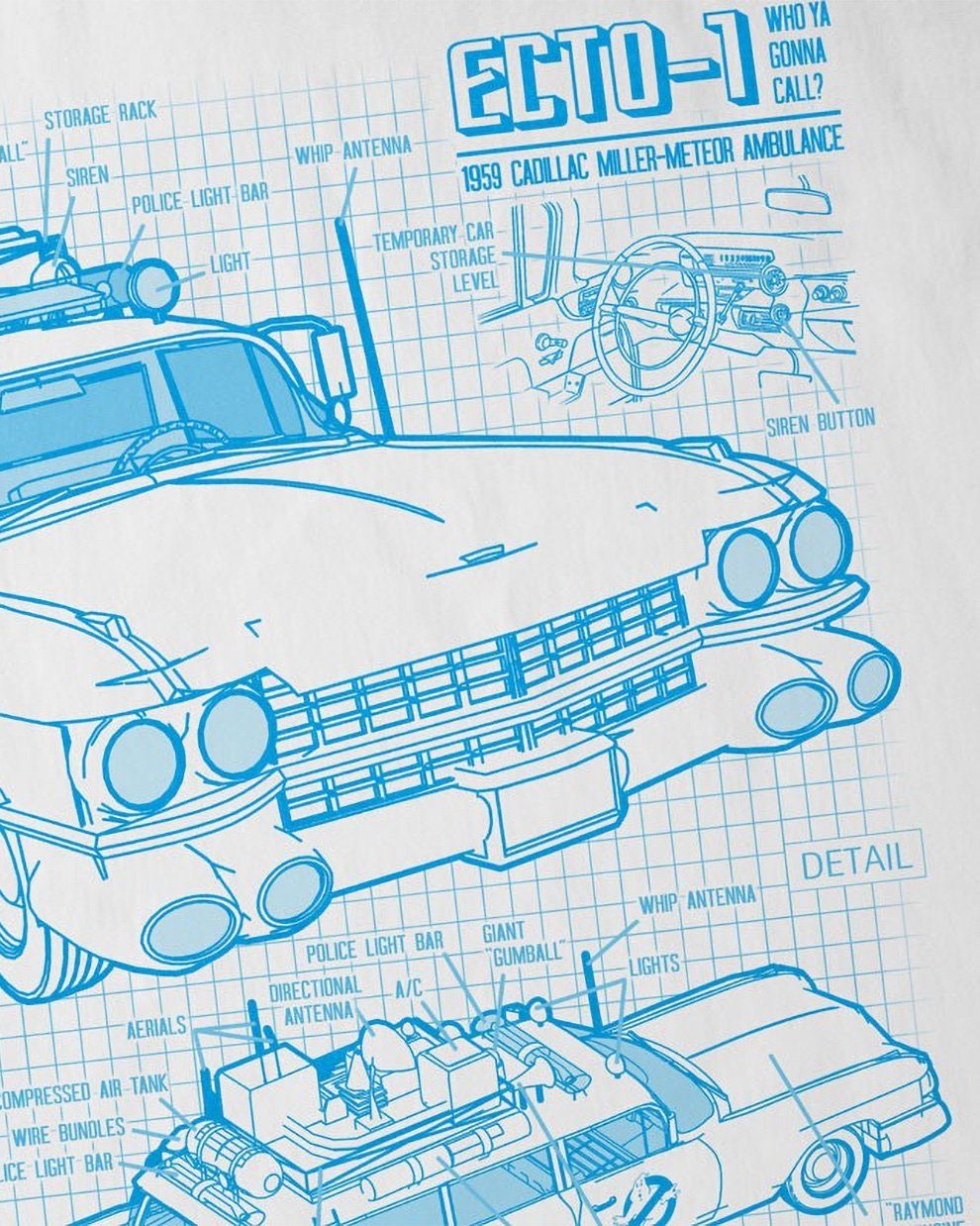 style3 T-Shirt ECTO- Blaupause geisterjäger slimer günstig online kaufen