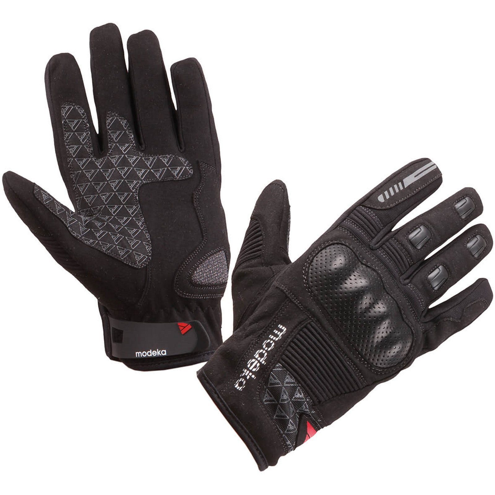 Modeka Motorradhandschuhe Modeka Fuego Handschuhe schwarz günstig online kaufen