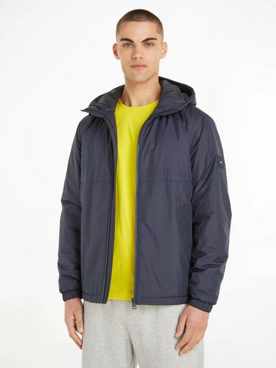 Tommy Hilfiger Outdoorjacke PORTLAND HOODED JACKET mit wasserabweisendem Re günstig online kaufen