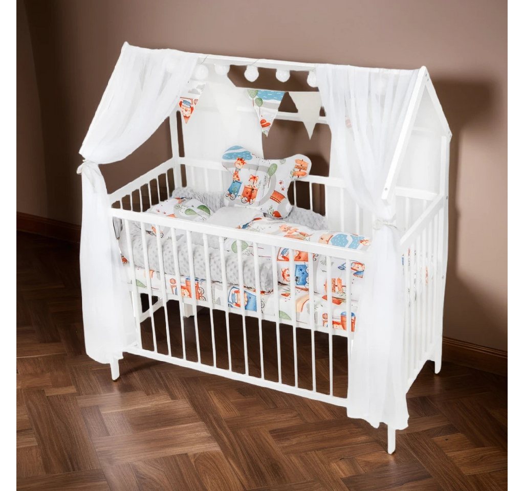 Babyhafen Babybett ANIMALS Kinderbett 60x120 Matratze Komplettbett Minky Be günstig online kaufen