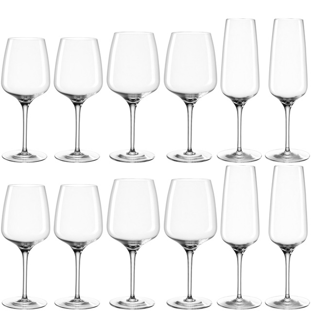 LEONARDO Gläser-Set »Kelchglas-Set CESTI, 12-teilig«, (Set, 12 tlg., 4 Kelc günstig online kaufen