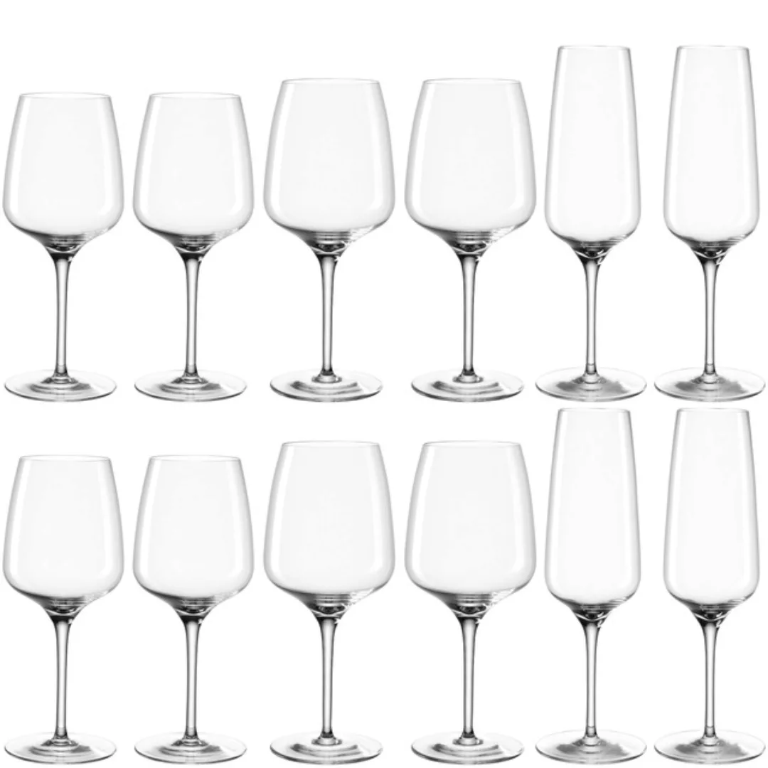 LEONARDO Gläser-Set »Kelchglas-Set CESTI, 12-teilig«, (Set, 12 tlg., 4 Kelc günstig online kaufen