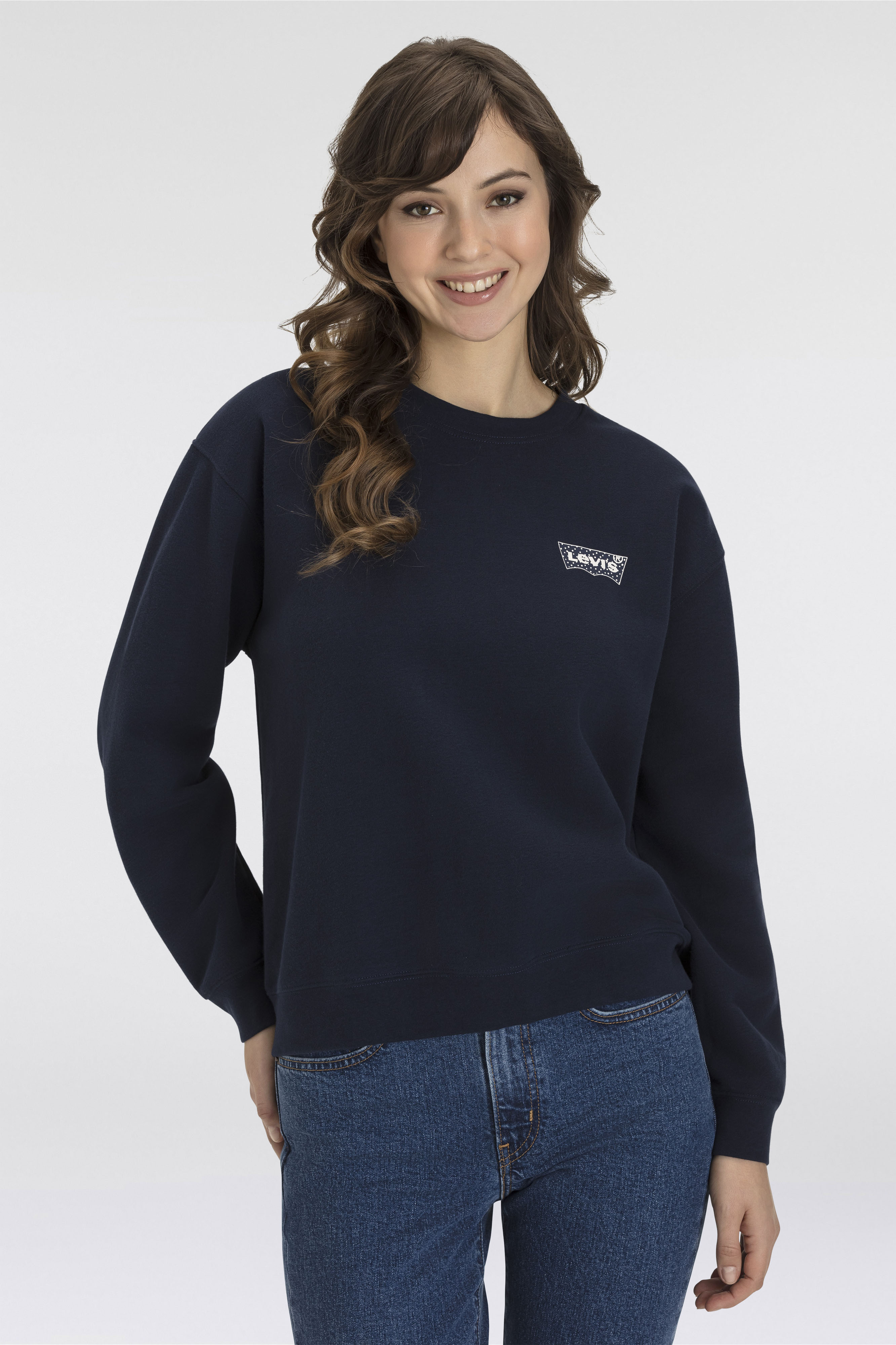 Levis Sweatshirt "GR EVERYDAY CREW BLUES", mit Logoprint günstig online kaufen