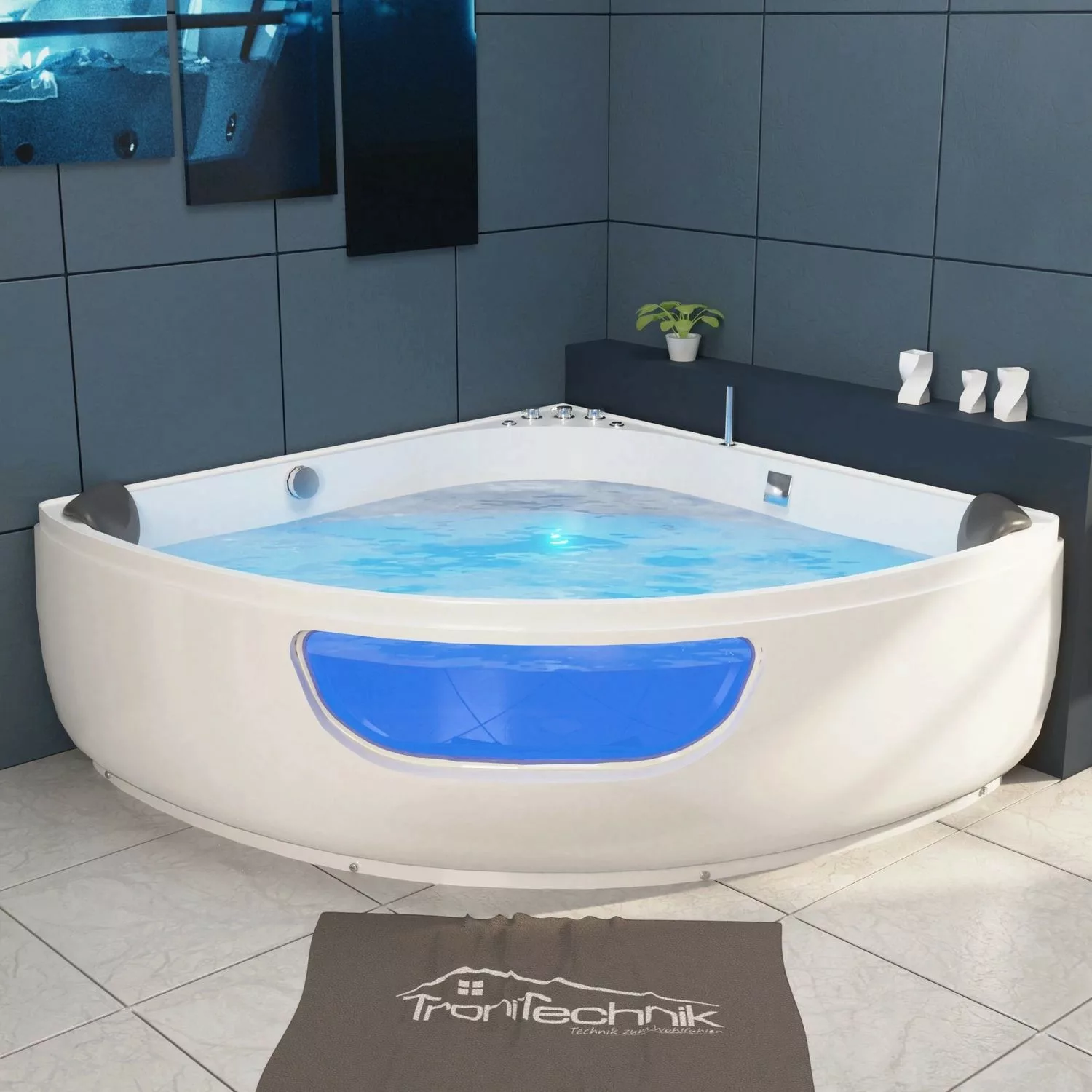 Tronitechnik Outdoor Whirlpool Spa Tino Pro Isolierung Weiss Marmoriert 195 günstig online kaufen