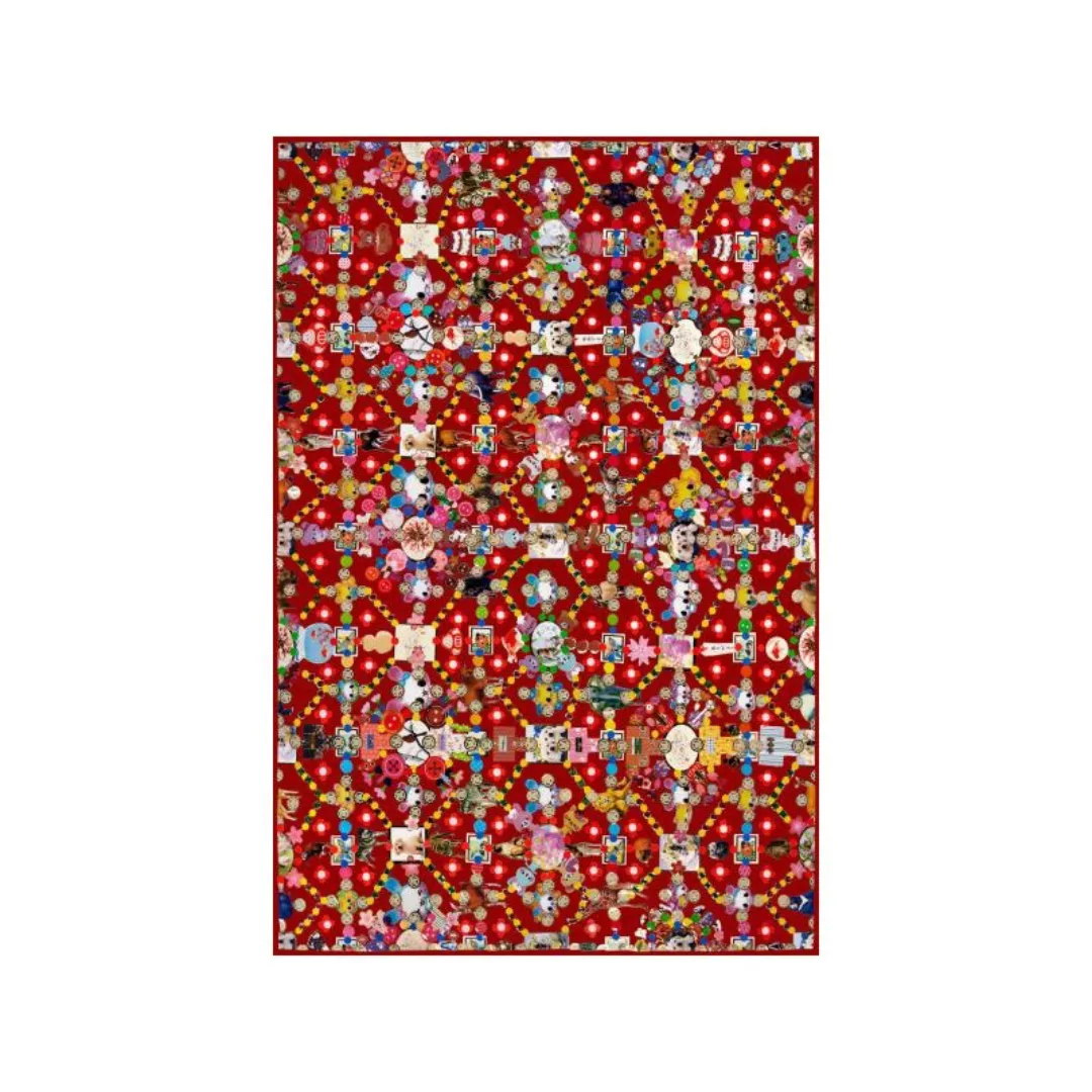 Moooi Carpets - Obsession Teppich 200x300cm - rot günstig online kaufen