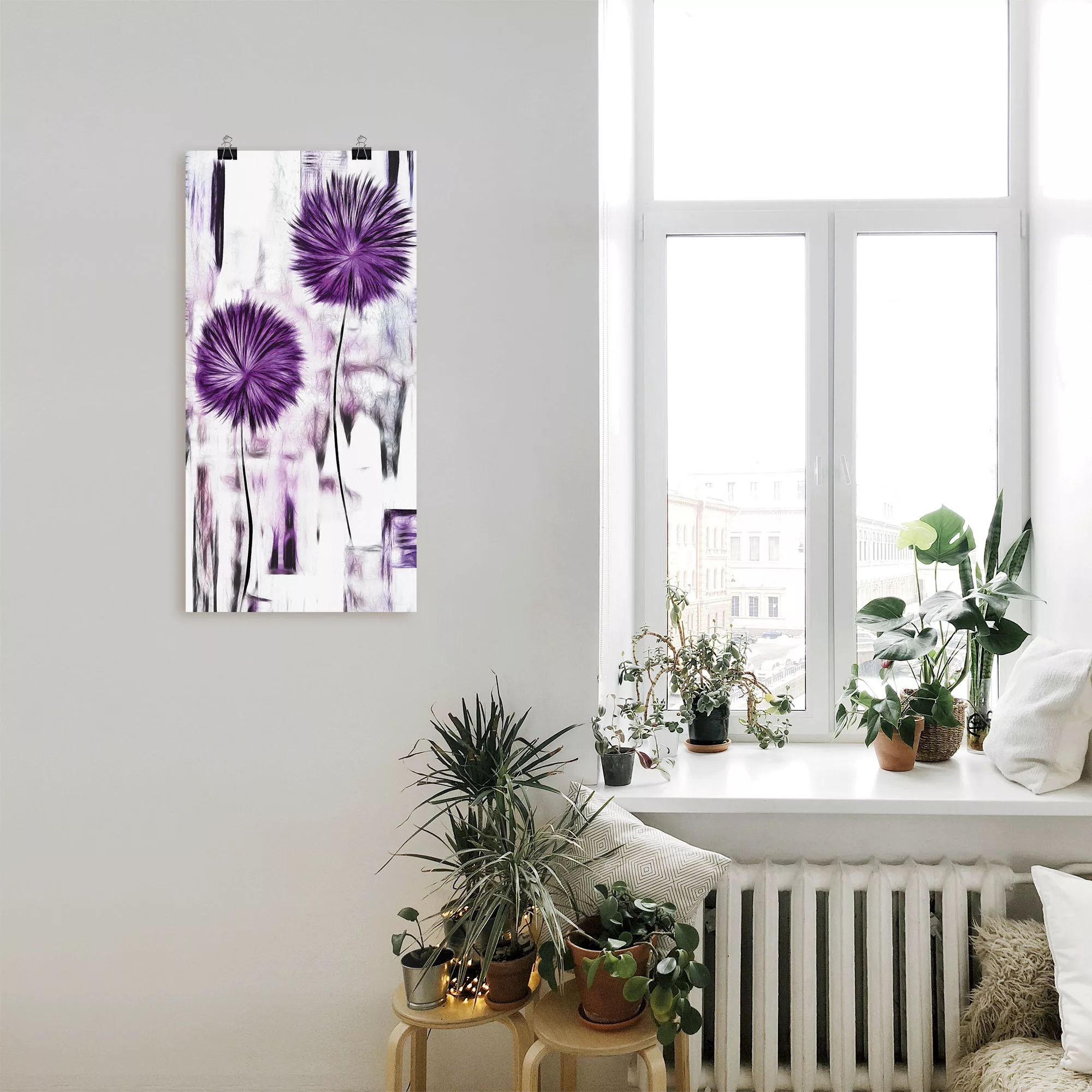 Artland Wandbild "Blumen", Blumen, (1 St.), als Alubild, Leinwandbild, Wand günstig online kaufen