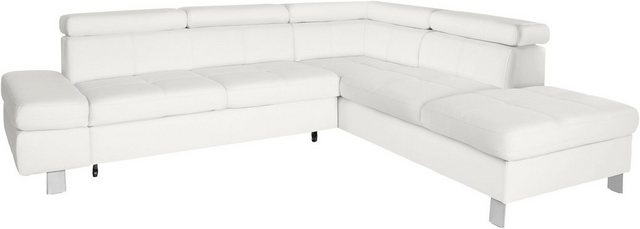 exxpo - sofa fashion Ecksofa Fiji, L-Form, mit Kopf- bzw. Rückenverstellung günstig online kaufen