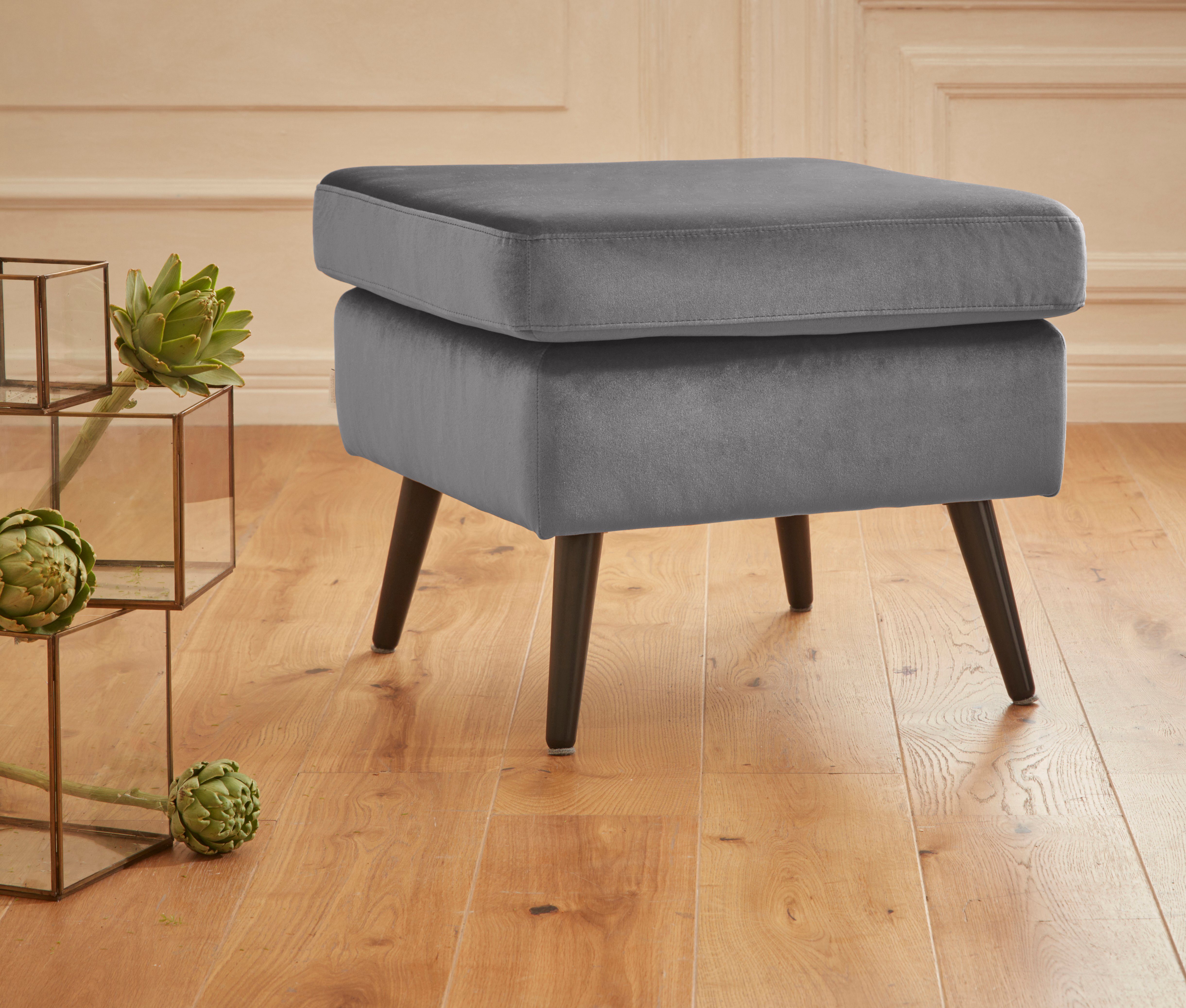 Home affaire Hocker "Salla", Bezug auch in Luxus-Microfaser in Teddyfellopt günstig online kaufen