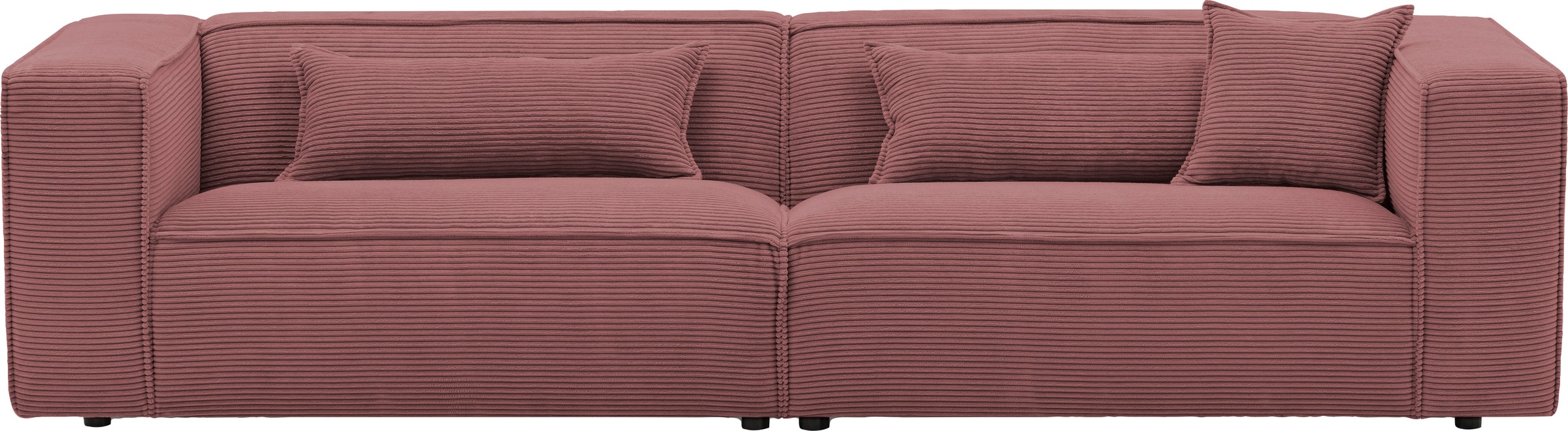 LeGer Home by Lena Gercke 3-Sitzer "PIARA, Couch mit Kedernaht, Sofa in Cor günstig online kaufen