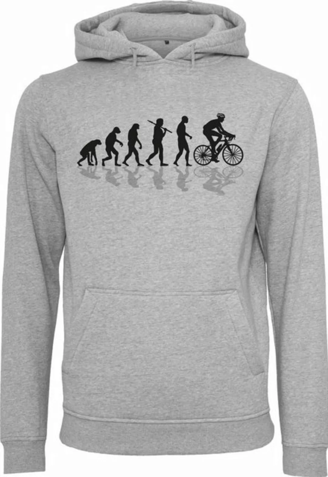 Baddery Kapuzenpullover Fahrrad Hoodie: "Bike Evolution" - Pullover Herren, günstig online kaufen