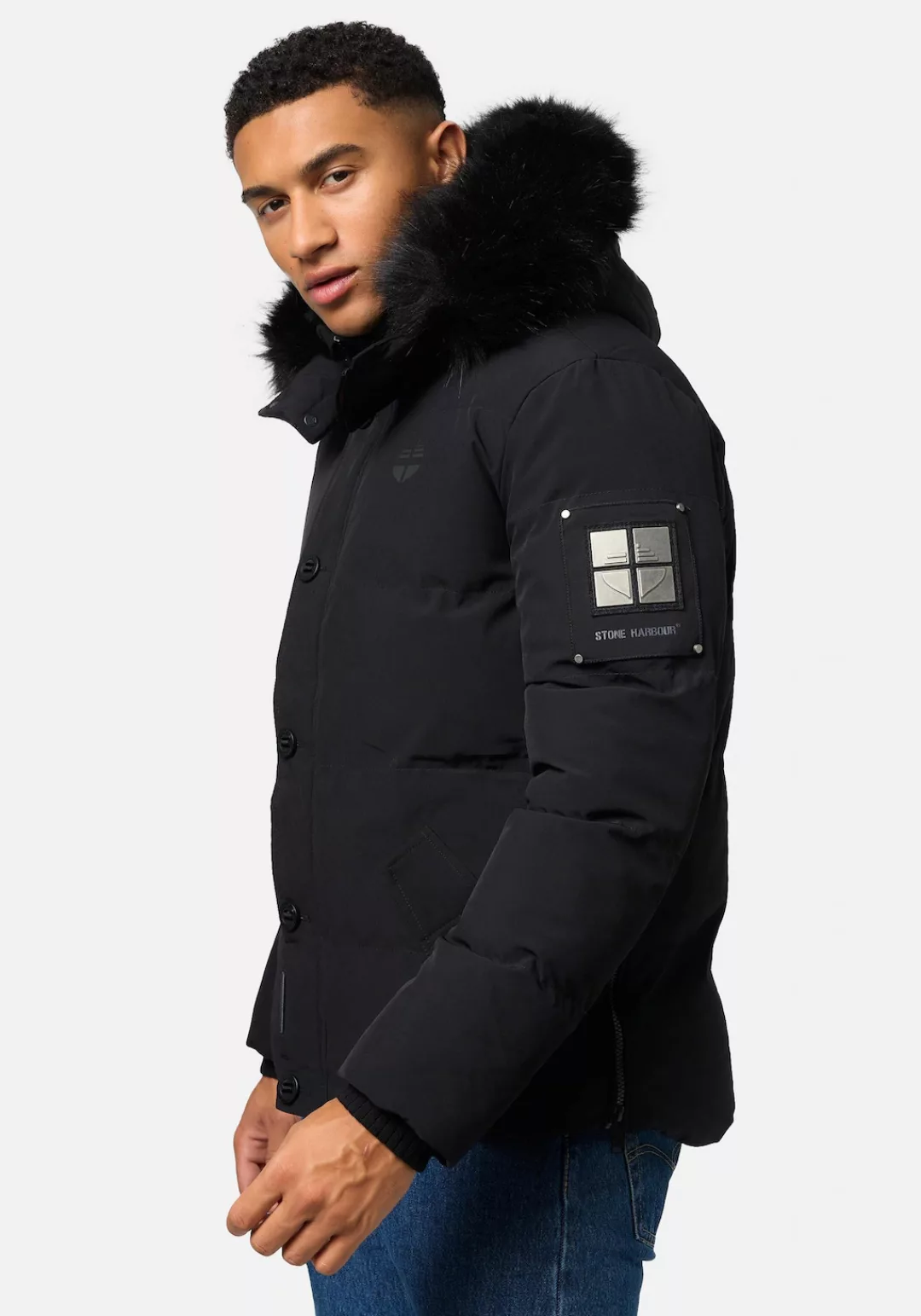 Stone Harbour Winterjacke "Halvaar", mit Kapuze, stylischer Winterparka mit günstig online kaufen