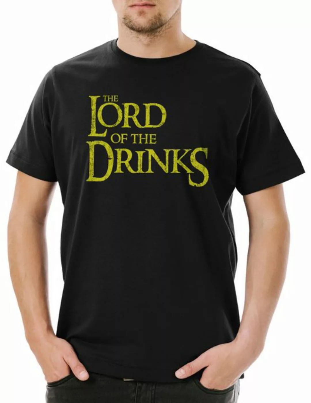 Urban Backwoods Print-Shirt The Lord Of The Drinks Herren T-Shirt Rings Her günstig online kaufen