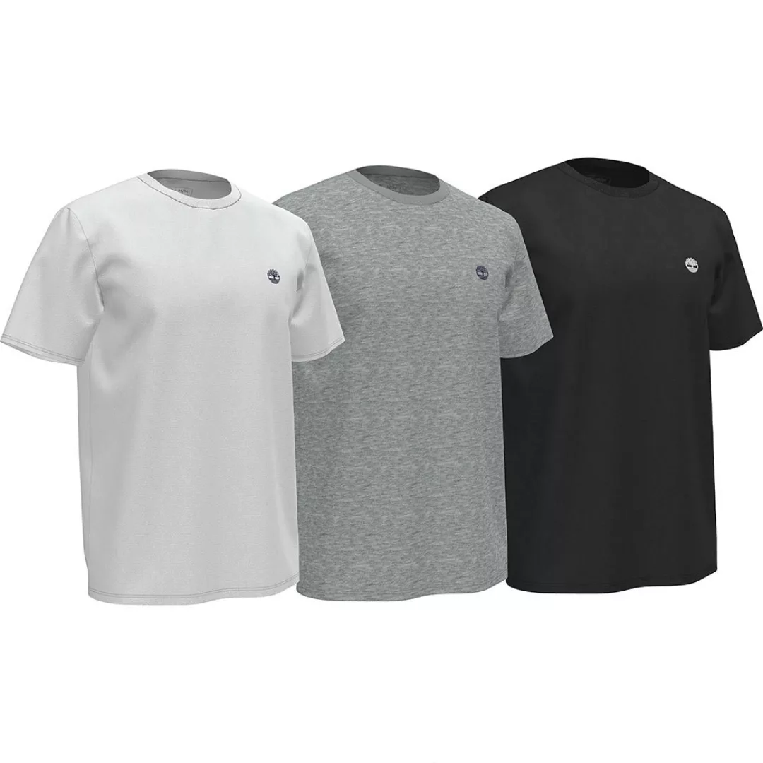 Timberland Basic Crew Slim 3 Units Kurzarm T-shirt 2XL Multi Color günstig online kaufen