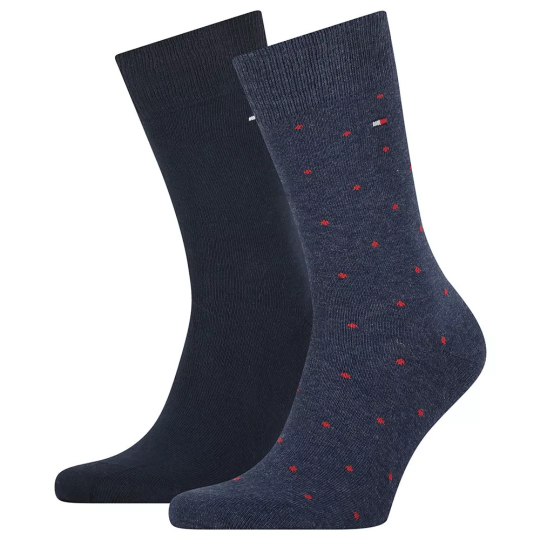 Tommy Hilfiger Seasonal Dot Socken 2 Paare EU 39-42 Jeans günstig online kaufen