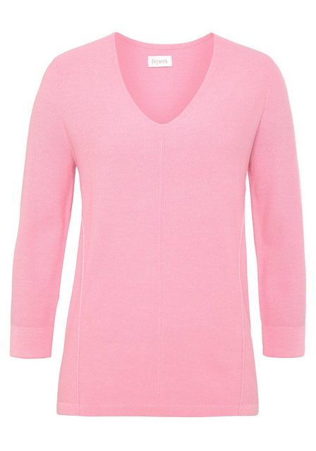 Boysen's 3/4 Arm-Pullover aus sommerlich leichtem "Perlen-"Strick - NEUE KO günstig online kaufen