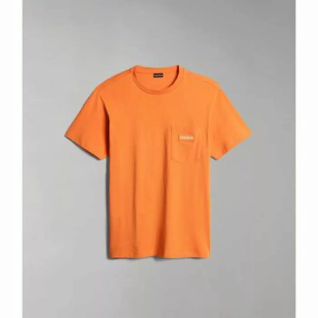 Napapijri  T-Shirts & Poloshirts S-MORGEZ NP0A4GBP-A1X ORANG AMBER günstig online kaufen