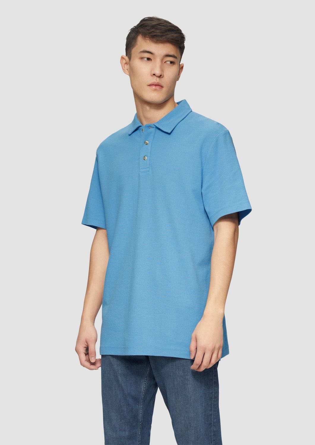 s.Oliver Poloshirt Poloshirt mit Waffelstruktur und günstig online kaufen